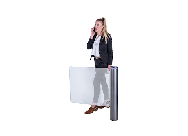 Pulse Gate 900mm Tornello con Anta in Vetro: Controllo Accessi tra Stile e Funzionalità